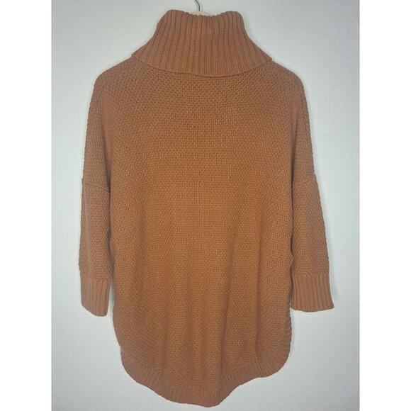 💙 Express Oversized Knit Turtleneck Sweater Size M - Picture 6 of 8